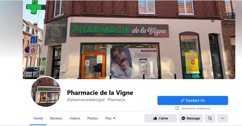 Pharmacie de la vigne - Accueil